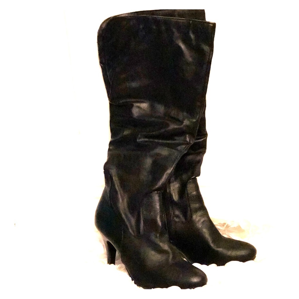 EUC Rampage Black under the knee Boots size 7